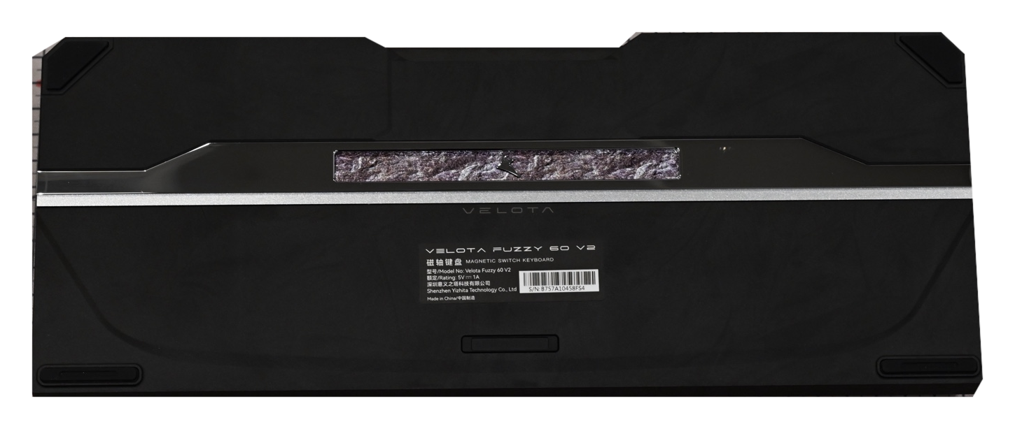 Fuzzy 60 V2 键盘 — 黑色阳极氧化铝